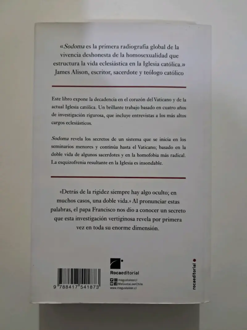 Libro Sodoma: Poder y Escándalo en el Vaticano - 2