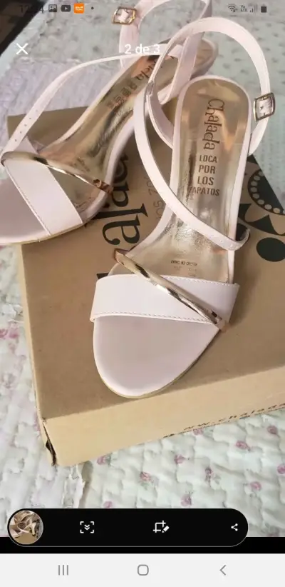 Sandalias de Tacón Chalada Rosadas Elegantes - miniatura 2