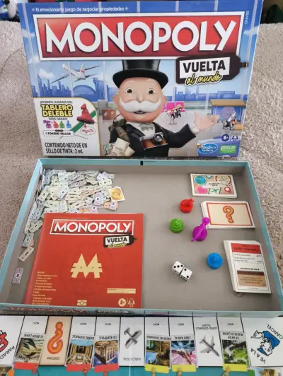 Juego de mesa Monopoly Vuelta al Mundo - miniatura 1