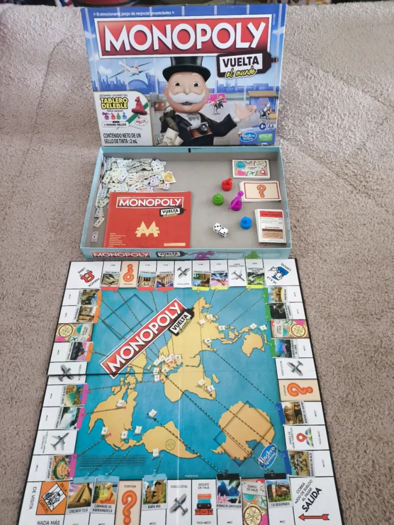 Juego de mesa Monopoly Vuelta al Mundo - 2