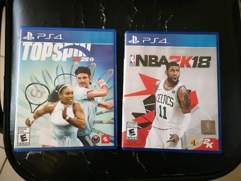 Juegos PS4 Top Spin 2K25 y NBA 2K18 - 1