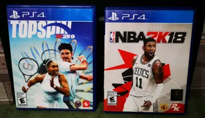 Juegos PS4 Top Spin 2K25 y NBA 2K18 - miniatura 5