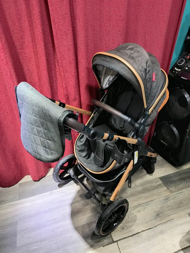 Coche de bebé 3 en 1 con silla de auto - 4