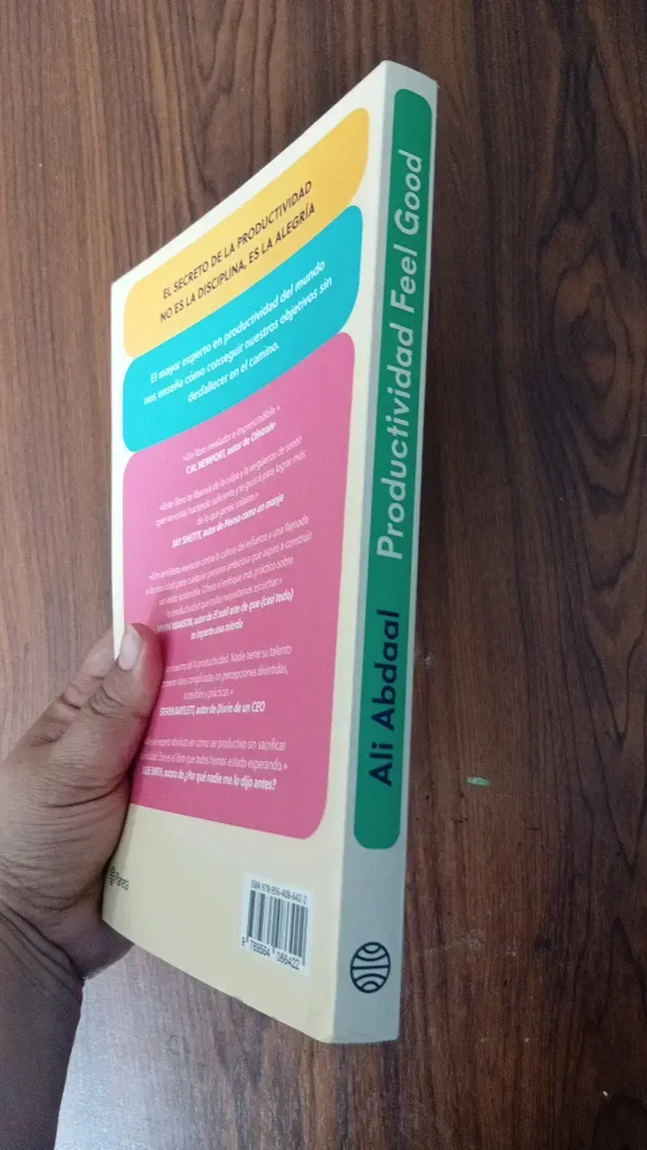 Libro 'Productividad Feel Good' de Ali Abdaal - 3
