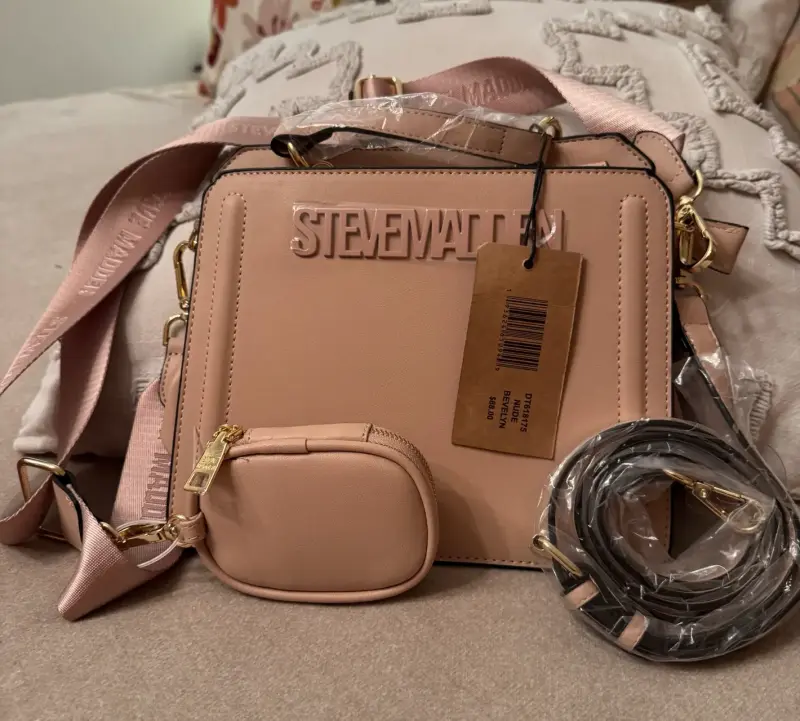 Cartera Steve Madden rosa con monedero - 1