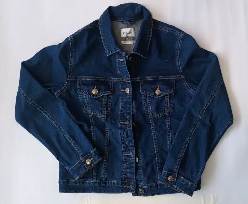 Chaqueta de mezclilla azul Sybilla talla M - 2