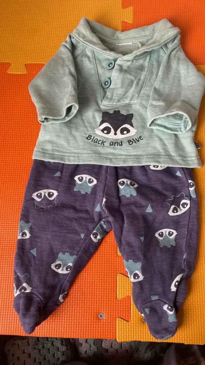 Conjunto de bebé Black and Blue