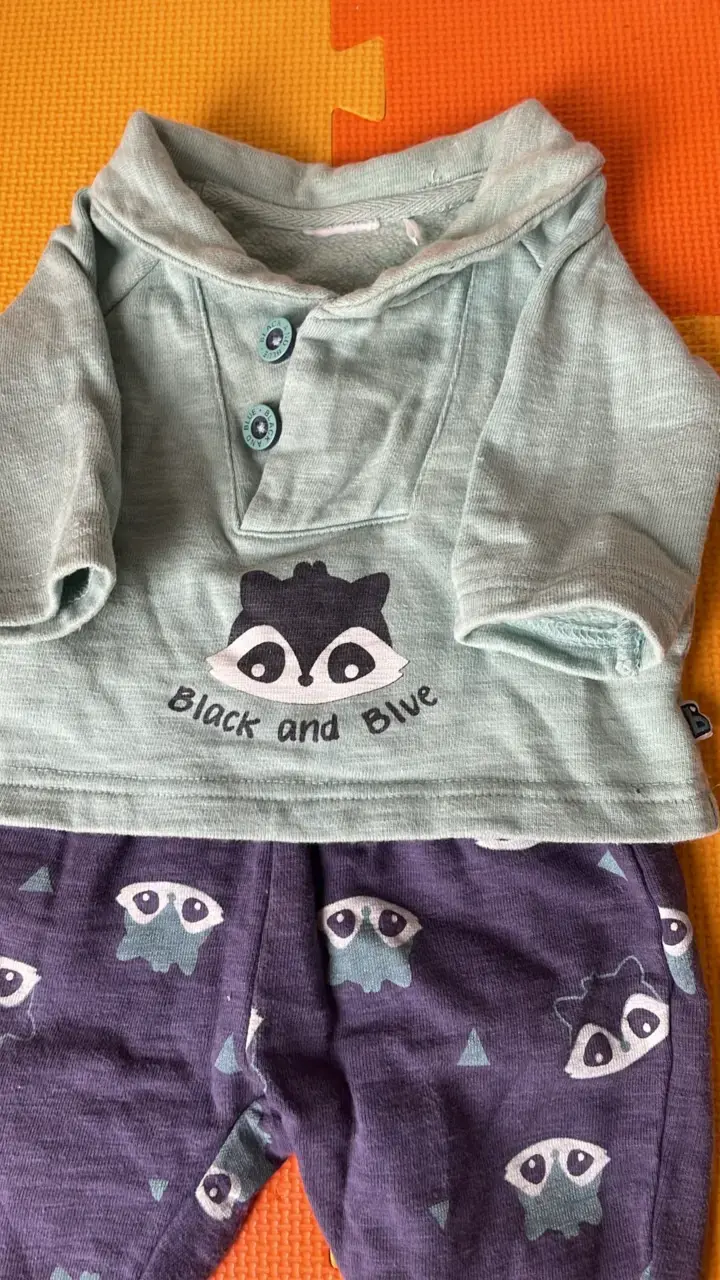 Conjunto de bebé Black and Blue - 2