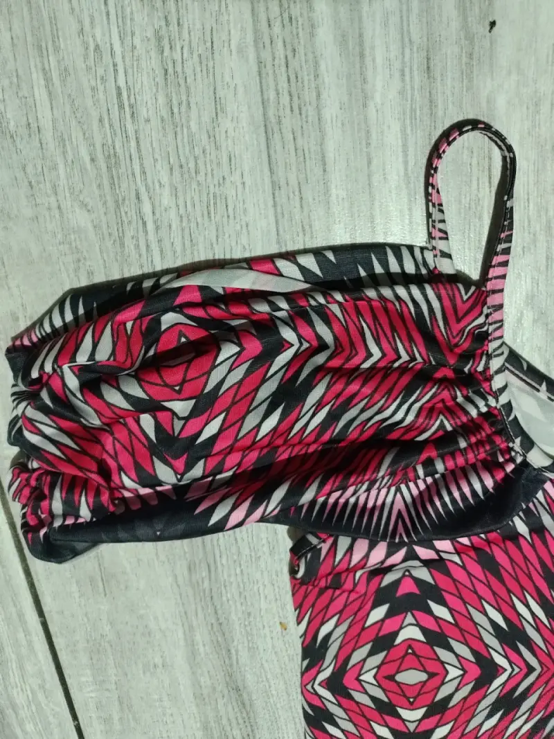 Vestido estampado geométrico Trafaluc talla M - 2