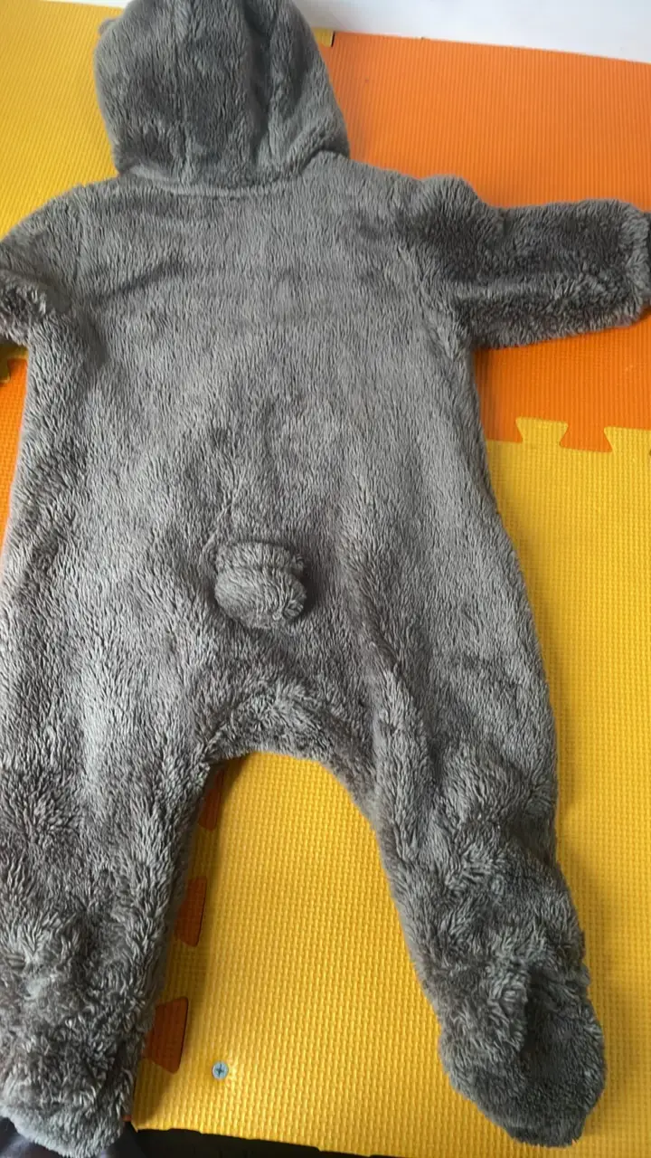 Enterito de peluche para bebé H&M marrón - 5