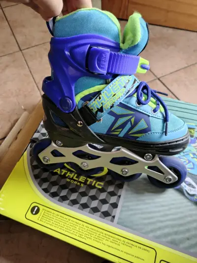 Patines en línea ajustables Athletic Works talla S - miniatura 2