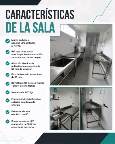 Sala de Procesos Equipada 5x2 mts - miniatura 2