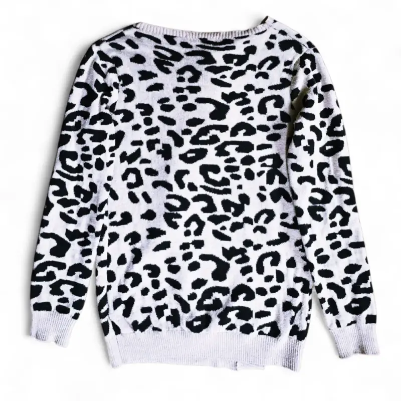 Cárdigan Basement Animal Print Talla S - 2