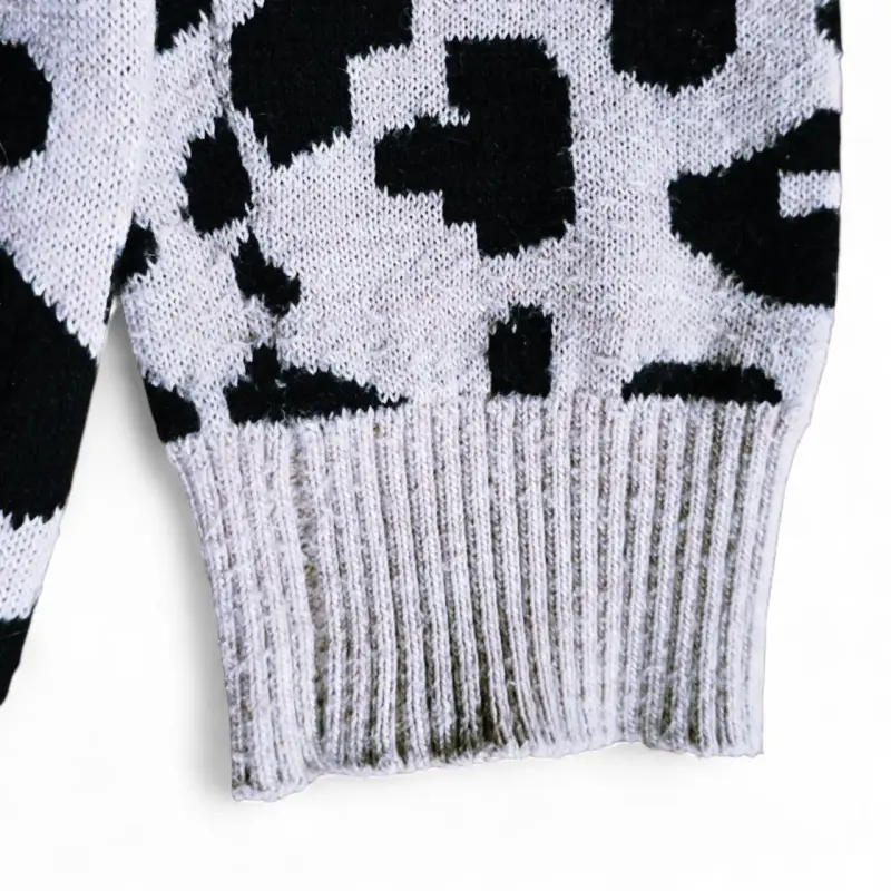 Cárdigan Basement Animal Print Talla S - 4
