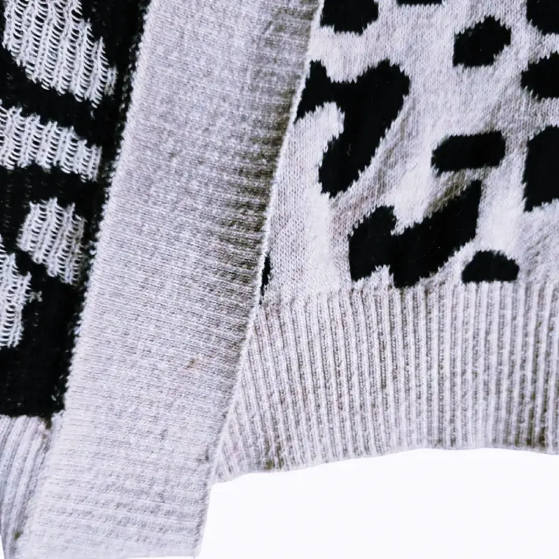 Cárdigan Basement Animal Print Talla S - 5