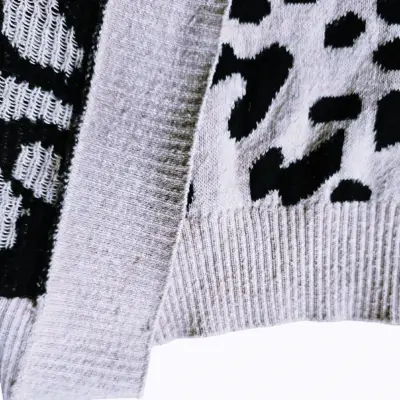 Cárdigan Basement Animal Print Talla S - miniatura 5