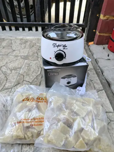 Calentador de cera DepiWax con cera incluida - miniatura 1
