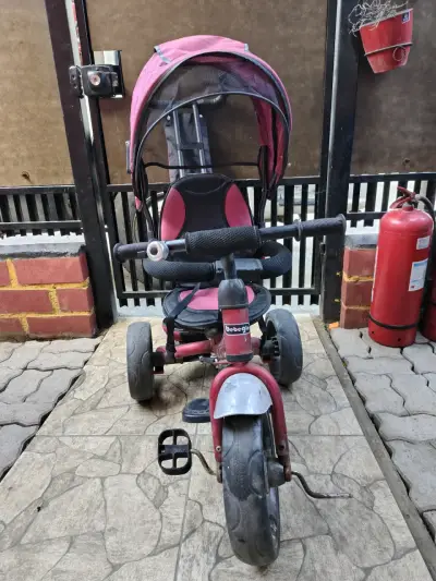 Triciclo para niños con manillar ajustable - miniatura 4