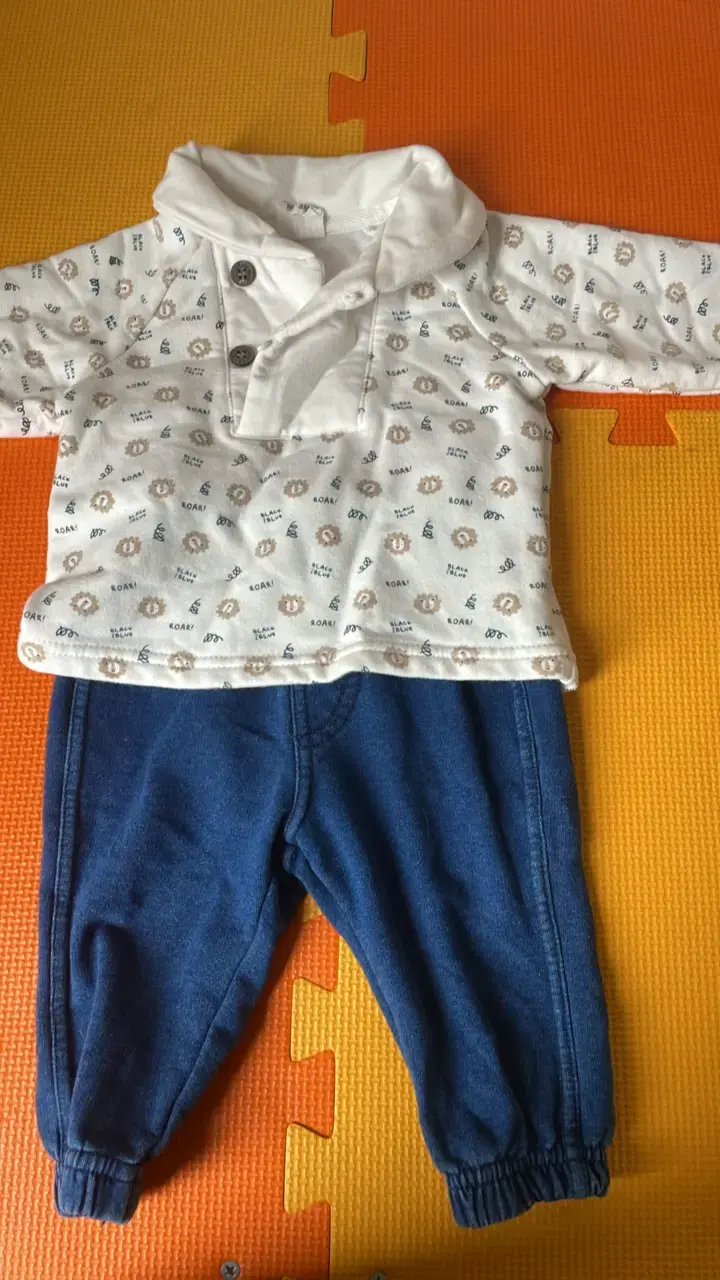 Conjunto de bebé Black and Blue 3M