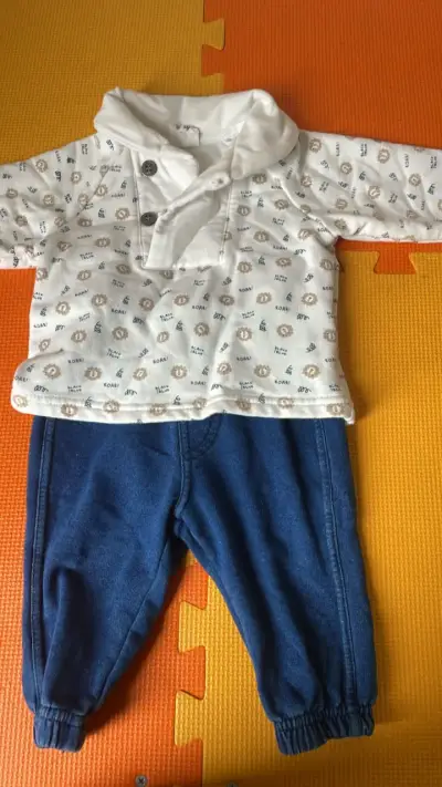 Conjunto de bebé Black and Blue 3M - miniatura 1