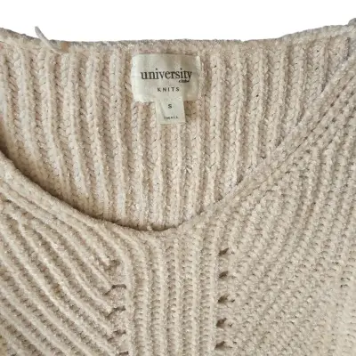 Sweater University Club Beige Talla S Tejido - miniatura 2
