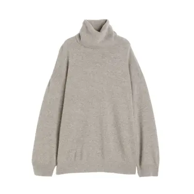 Sweater Damod Cuello Alto Beige Talla L/XL Tejido - miniatura 1