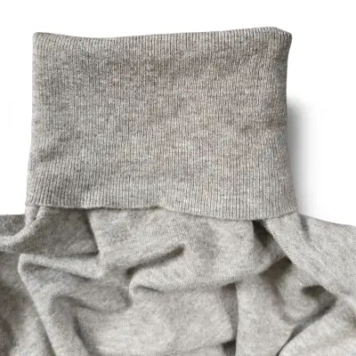 Sweater Damod Cuello Alto Beige Talla L/XL Tejido - miniatura 2