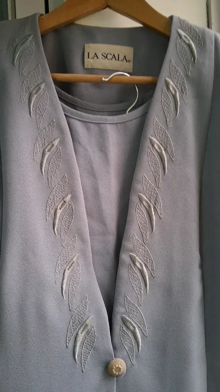Conjunto de dos piezas La Scala gris elegante - 2