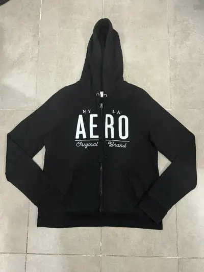 Polerón Aeropostale Negro - miniatura 1