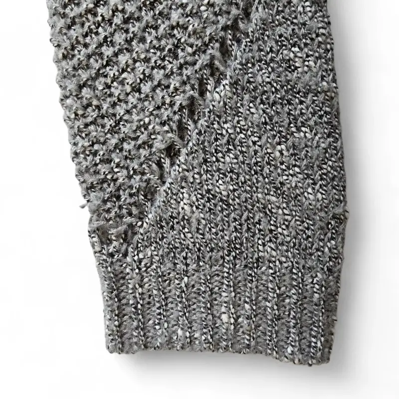 Sweater Americanino Gris Talla XS Tejido con Rombo - 4