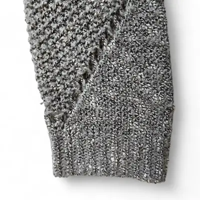 Sweater Americanino Gris Talla XS Tejido con Rombo - miniatura 4