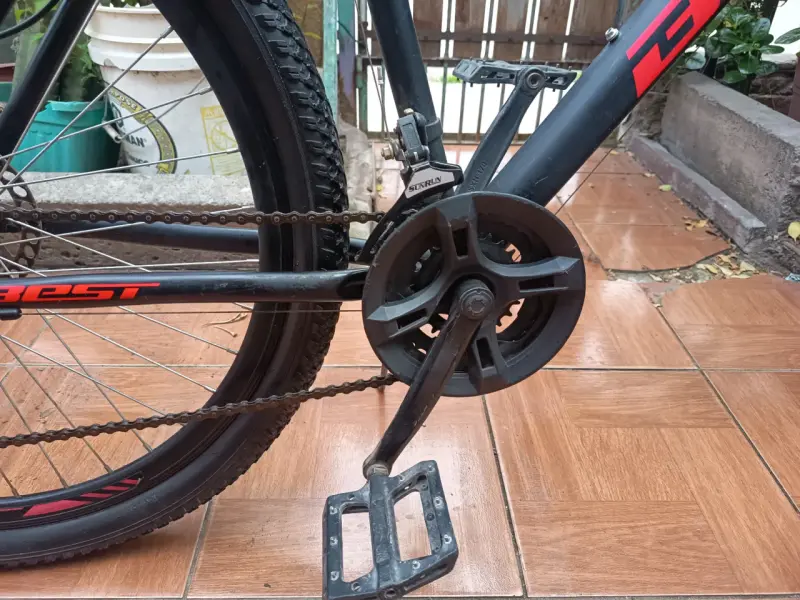 Bicicleta Best de montaña negra y roja - 3