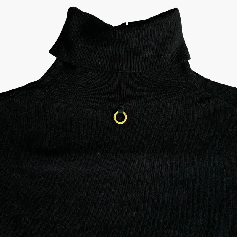 Sweater Marittimo Negro Talla M Cuello Alto - 3