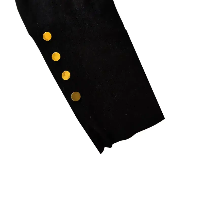 Sweater Marittimo Negro Talla M Cuello Alto - 4