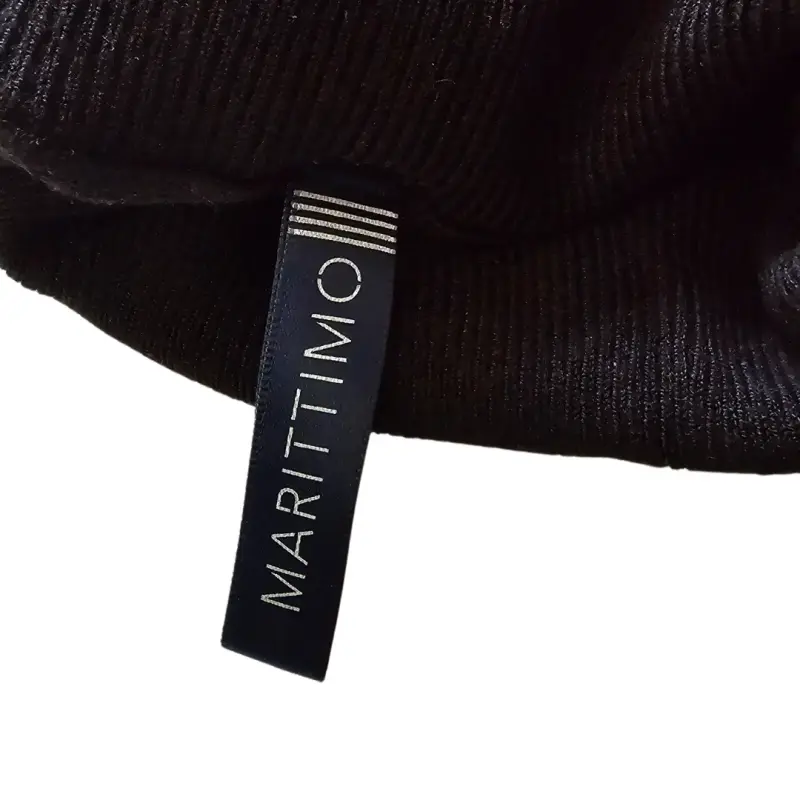 Sweater Marittimo Negro Talla M Cuello Alto - 5
