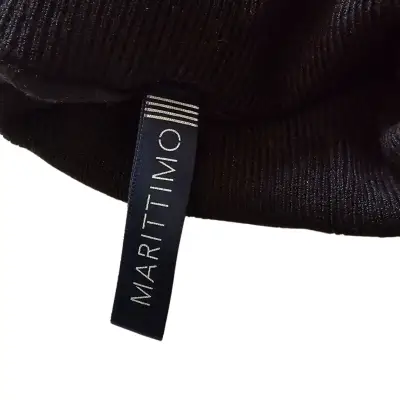 Sweater Marittimo Negro Talla M Cuello Alto - miniatura 5