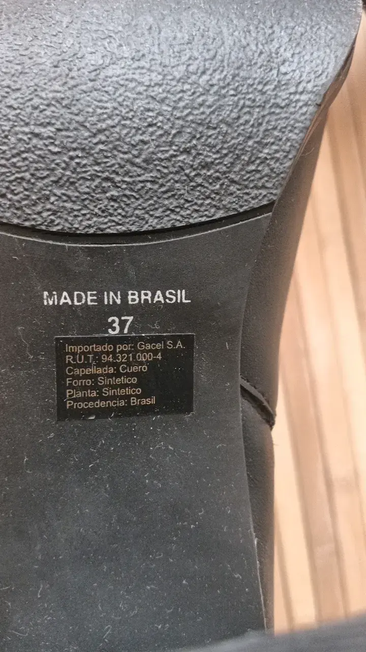 Botines de cuero negro con tacón alto - 4