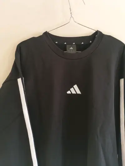 Polerón negro Adidas talla L - miniatura 1