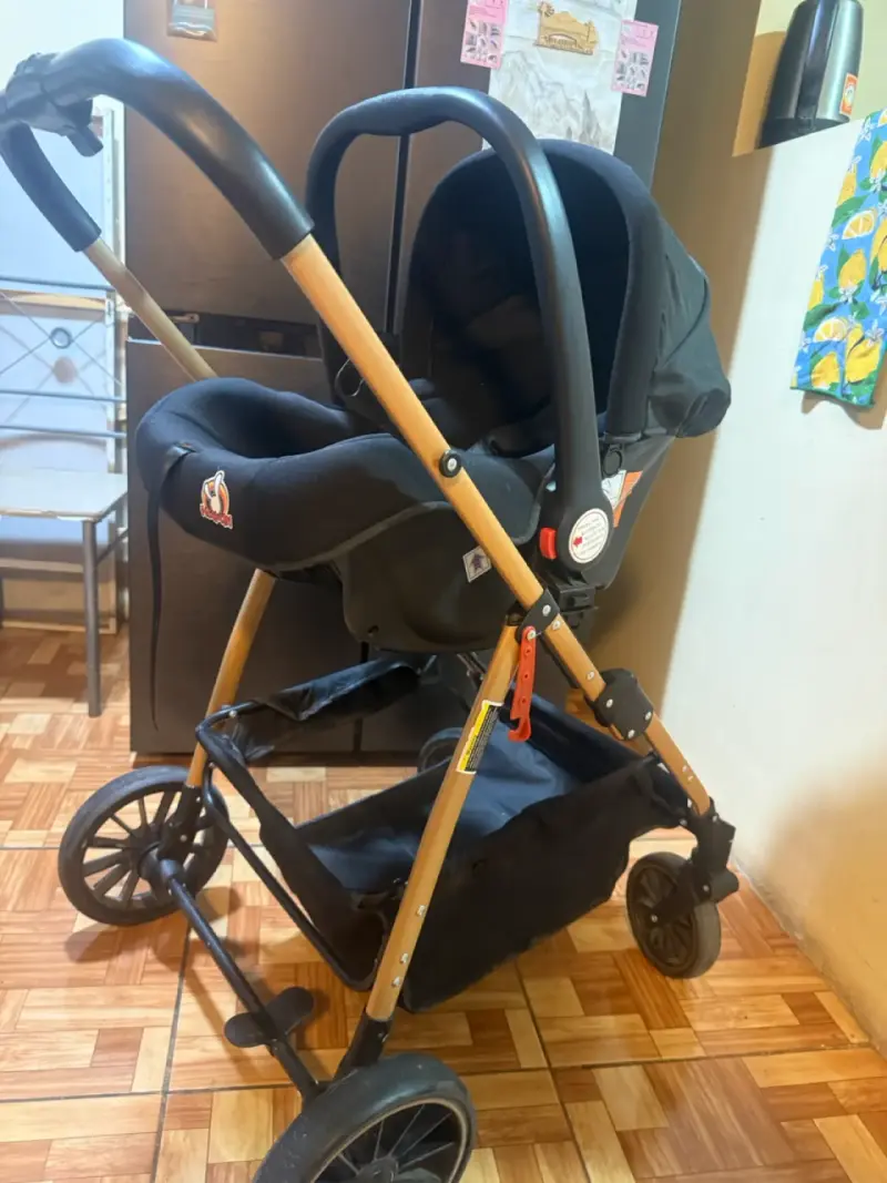Coche de bebé Bligoo negro plegable - 5