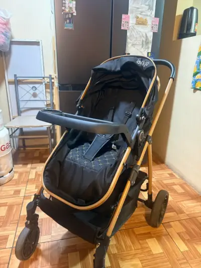 Coche de bebé Bligoo negro plegable - miniatura 6