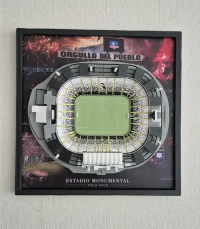 Cuadro 3D Estadio Monumental Colo-Colo - miniatura 3