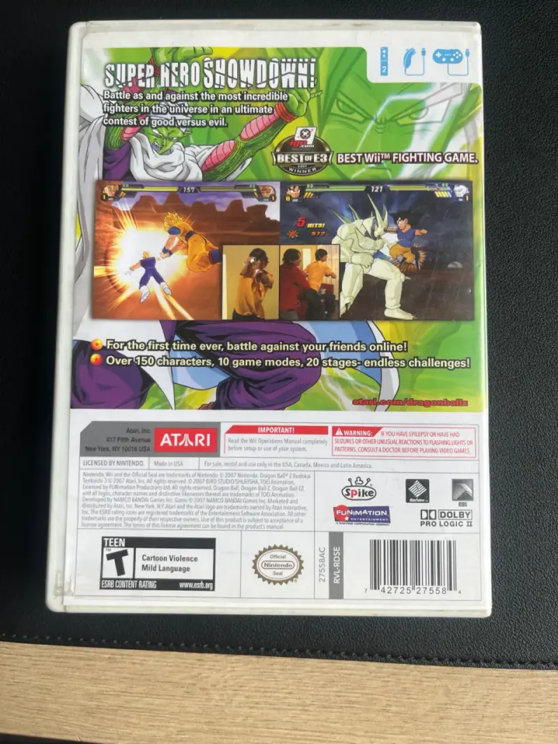 Juego Dragon Ball Z Budokai Tenkaichi 3 para Wii - 3