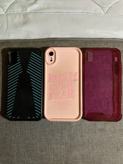 Set de 3 carcasas/fundas para iPhone XR - miniatura 1