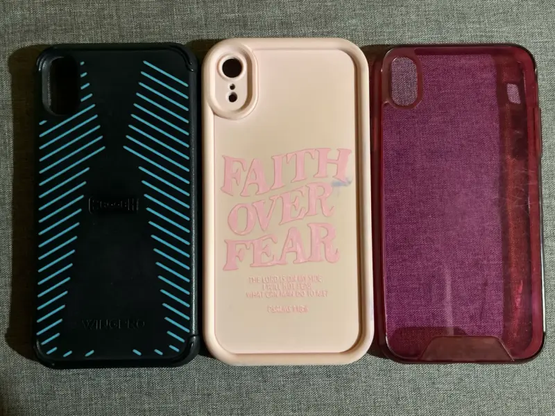 Set de 3 carcasas/fundas para iPhone XR - 3