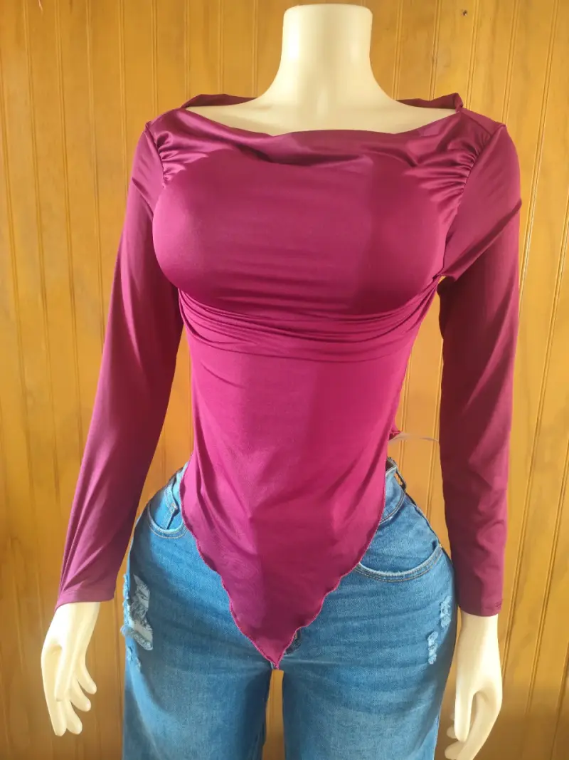 Polera asimétrica