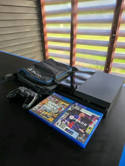 Consola PS4 con juegos y control - miniatura 3