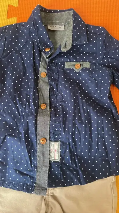 Conjunto  camisa y pantalón 6 meses - miniatura 2