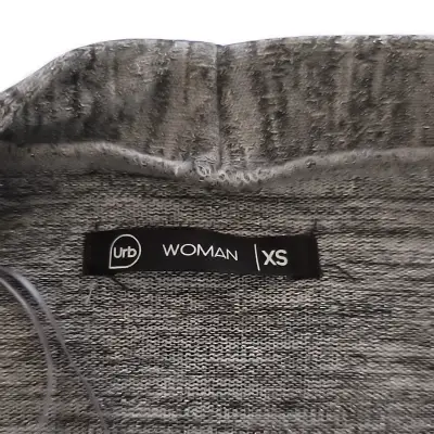 Cardigan Largo Urb Woman Gris Jaspeado Talla XS - miniatura 4
