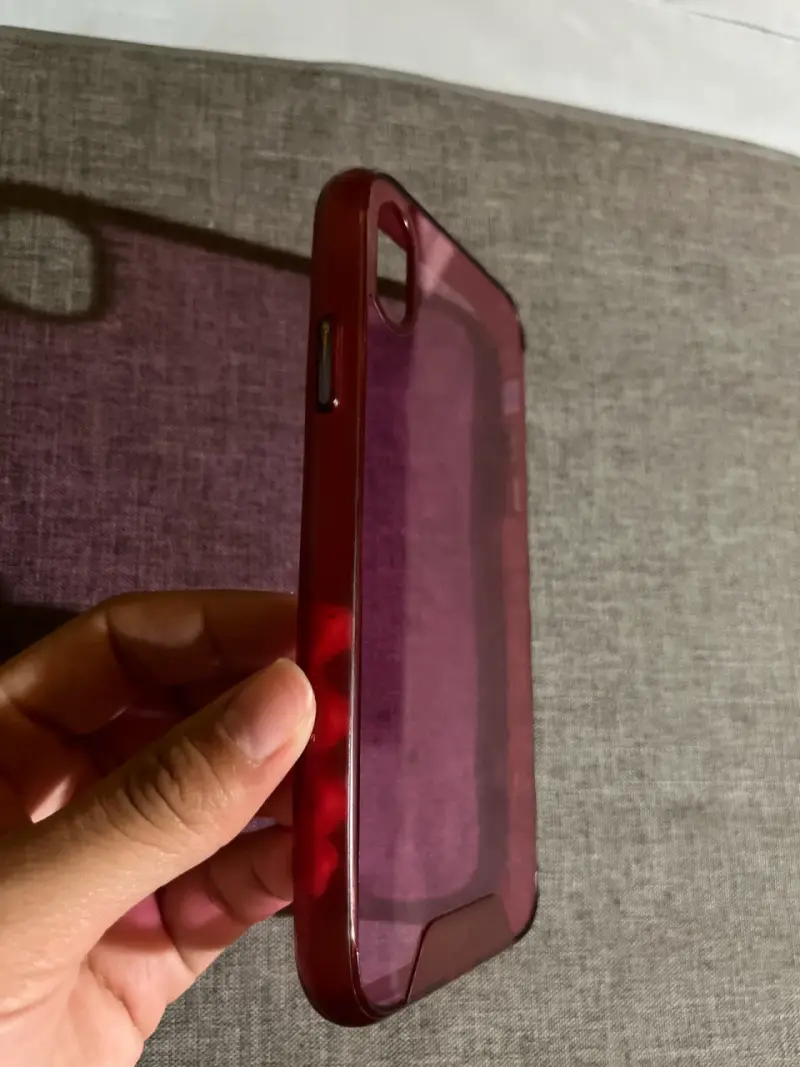 Funda/Carcada de silicona roja para iPhone XR - 2