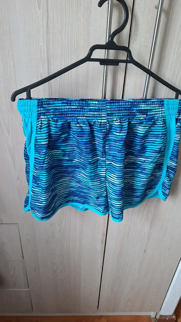 Shorts deportivos azules campeones talla 16 - 1